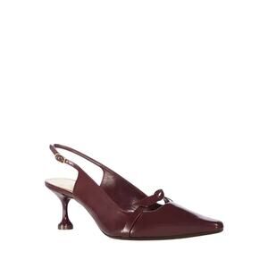 Alexandre Birman NIB Clarita 60mm Slingback Pump in Cherry Lacquer Size 38